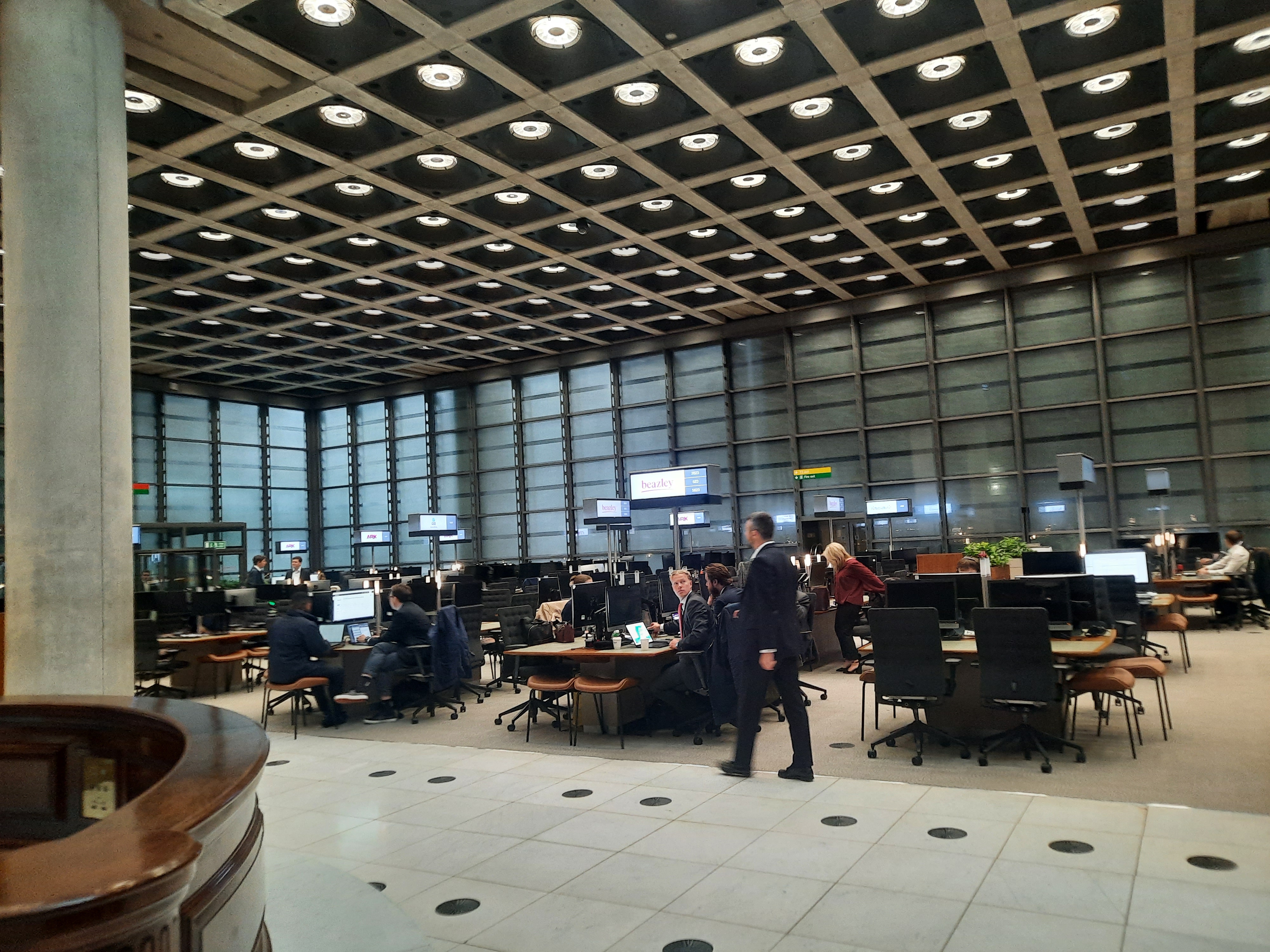 The main trading floor.